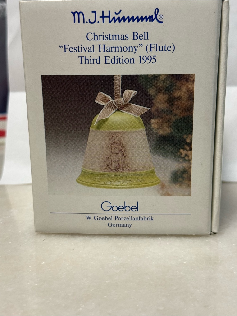 MJ Hummel Christmas Bell 1994 " Festival Harmon" Flute